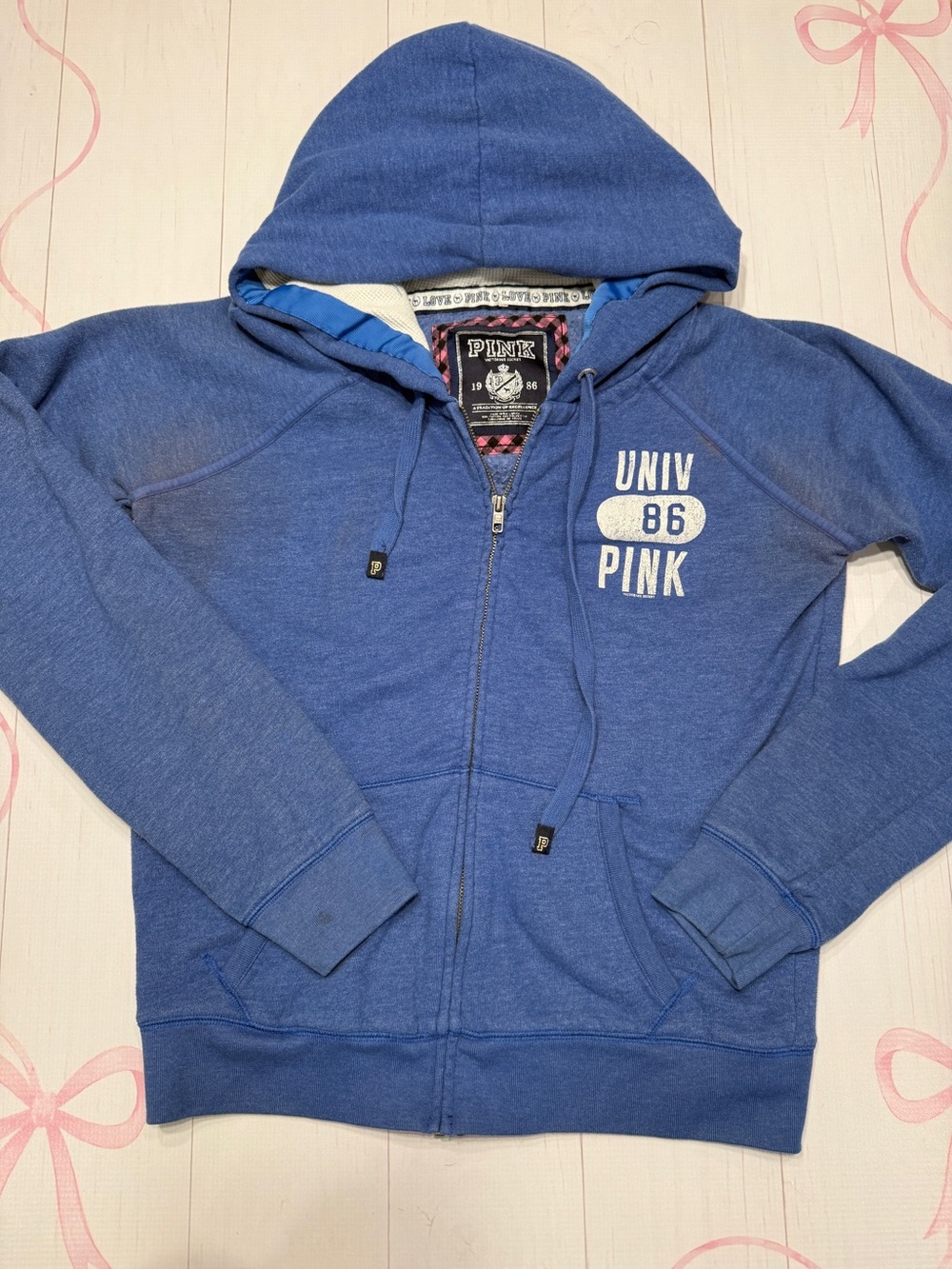 Vintage 2008 Victorias Secret full zip hoodie Size Large